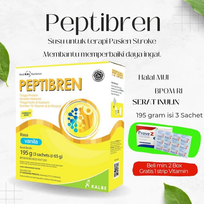 

Peptibren Susu Nutrisi Kesehatan Syaraf 195 Gram