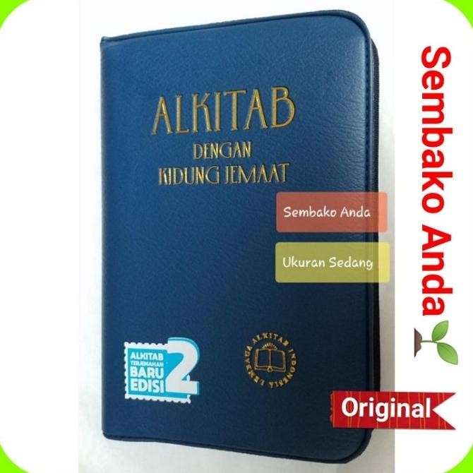 

Alkitab Kristen Dengan Kidung Jemaat Ukuran Sedang. LAI TB2 054 TI KJ