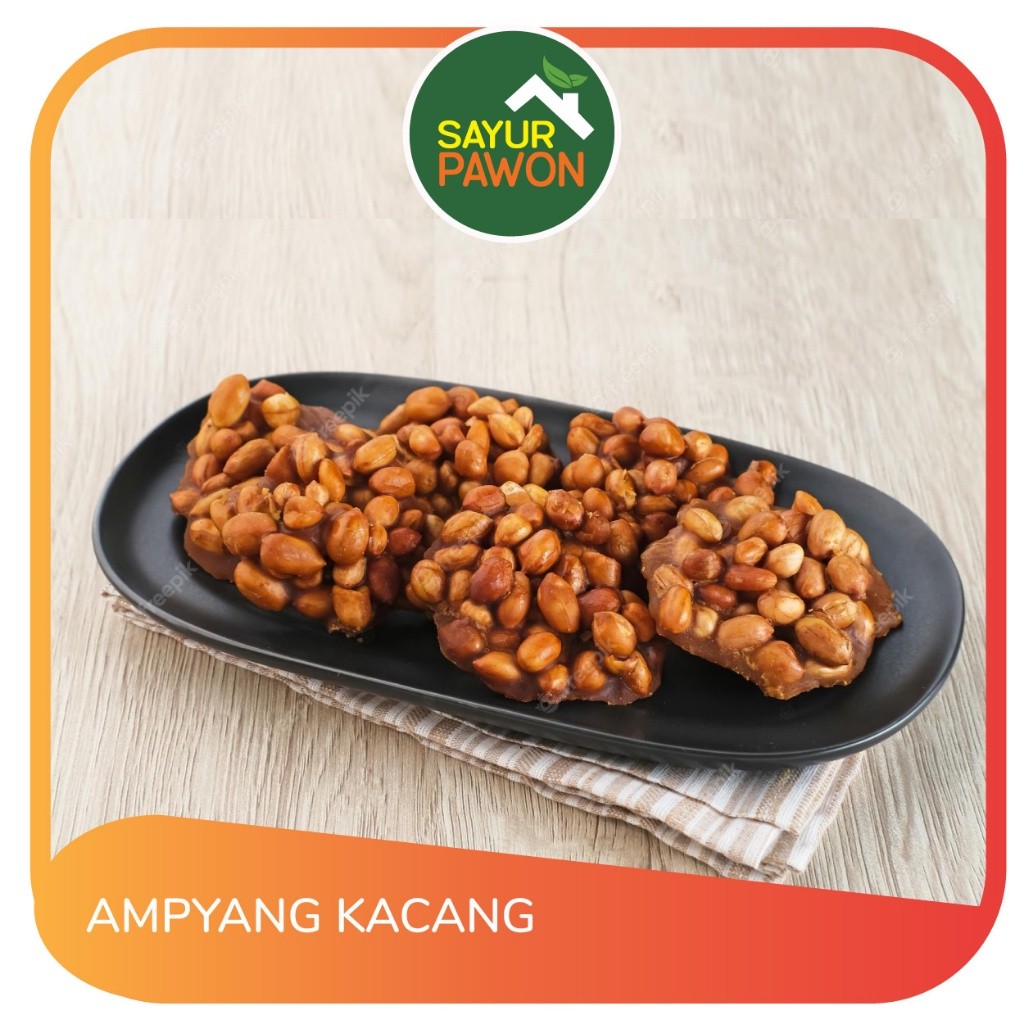 

Camilan Ampyang Kacang / 250 Gr ( camilan produk lokal )
