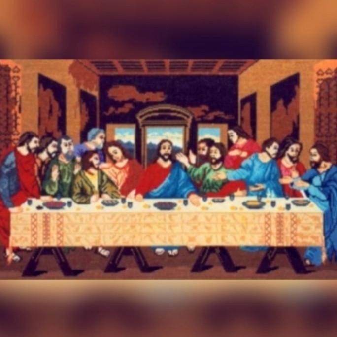 

paket kristik wol perjamuan kudus Last supper Yesus kristen nasrani