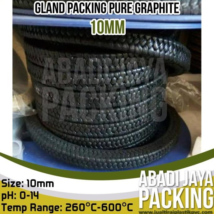 

gland packing pure graphite 3/8" ( 10mm x 10mm)