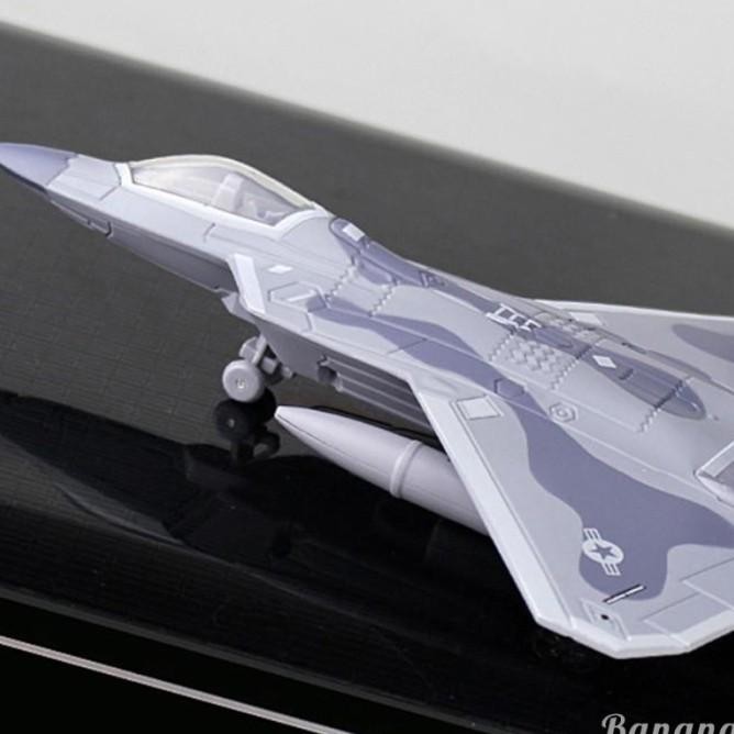 Miniatur Diecast Pesawat Tempur Usa F-22 Raptor Bahan + Plastik