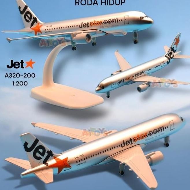 Diecast Pesawat 1:200 1:400 Boeing B777 B747 Airbus A380 A350 A320