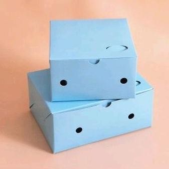 

uk-12 Dus Snack Kotak Kue Makanan Kecil Warna 16x12x7 ( 100 pcs ) Termurah