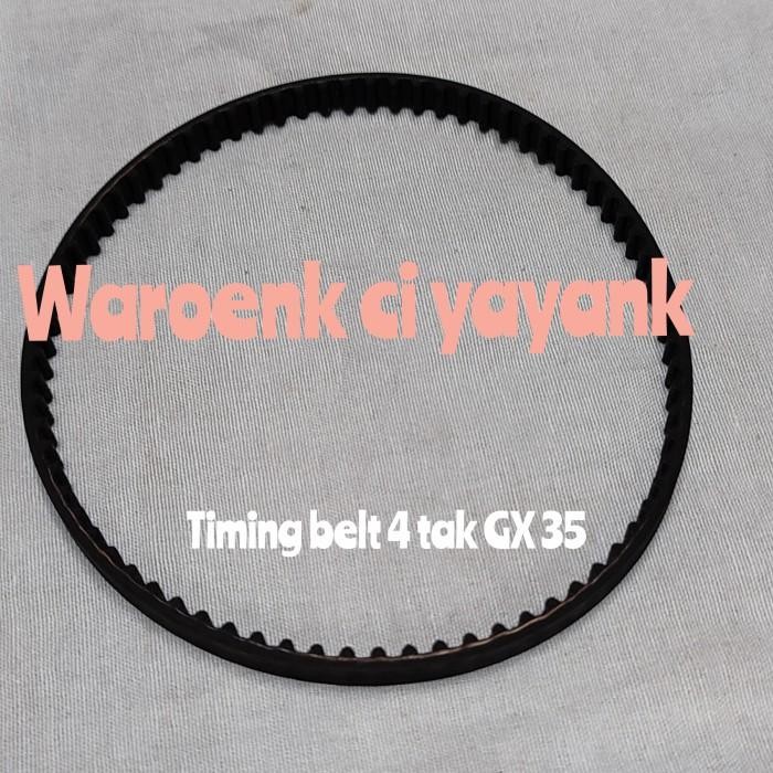 v belt / timing belt Honda gx 35 mesin pemotong rumput 4 tak Kualitas Terbaik