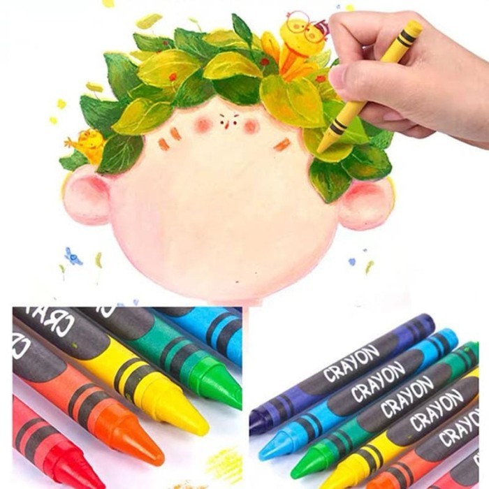 

Azalia Cryon Set 208 Pcs Menwarnai Alat Lukis Untuk Anak / Pensil Warna Set /