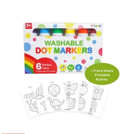 

Azalia Alat Lukis Asli Mainan Anak Joan Miro Penanda Titik 6 Warna