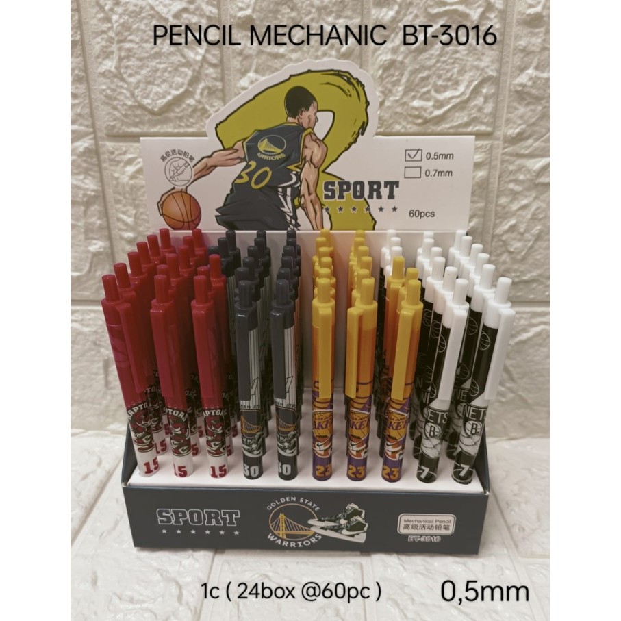 

}}}}}}] pensil mekanik adam kode bt 3016 gambar NBA SATUAN UKURAN 05 ( la lakers / golden state