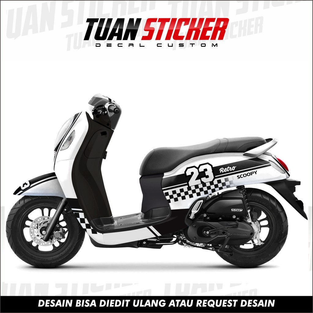 Sticker Striping Decal Scoopy 2021, sticker scoopy 2021, striping scoopy 2021 stiker scoopy 2021 Ret