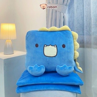 ISTANA BONEKA Balmut bantal selimut traveling anak bayi motif dino dinosaurus impor premium warna bi
