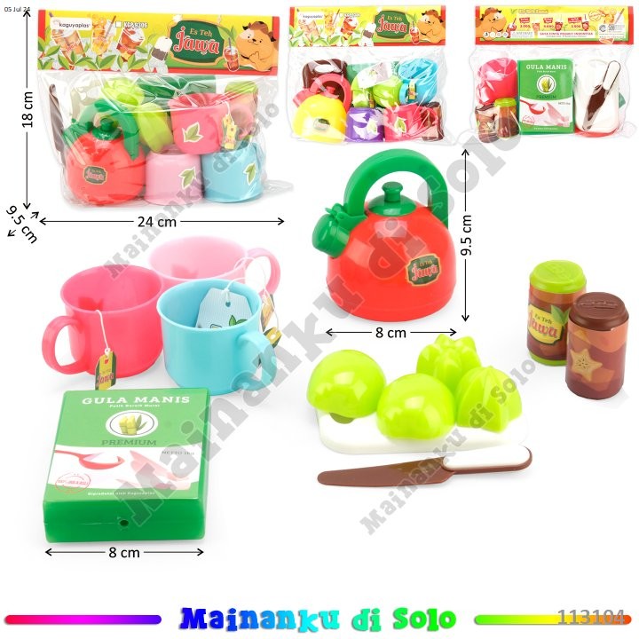 [Mainanku] Teko Set Es Teh Jawa Mainan Anak