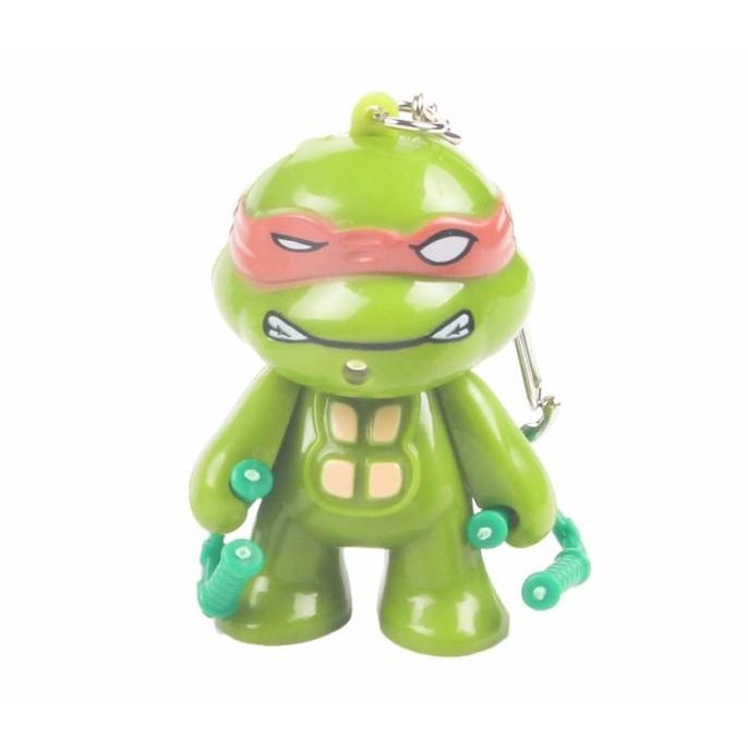 

Gantungan Kunci Kura Kura Ninja Keychain Ninja Turtles Led + Sound New