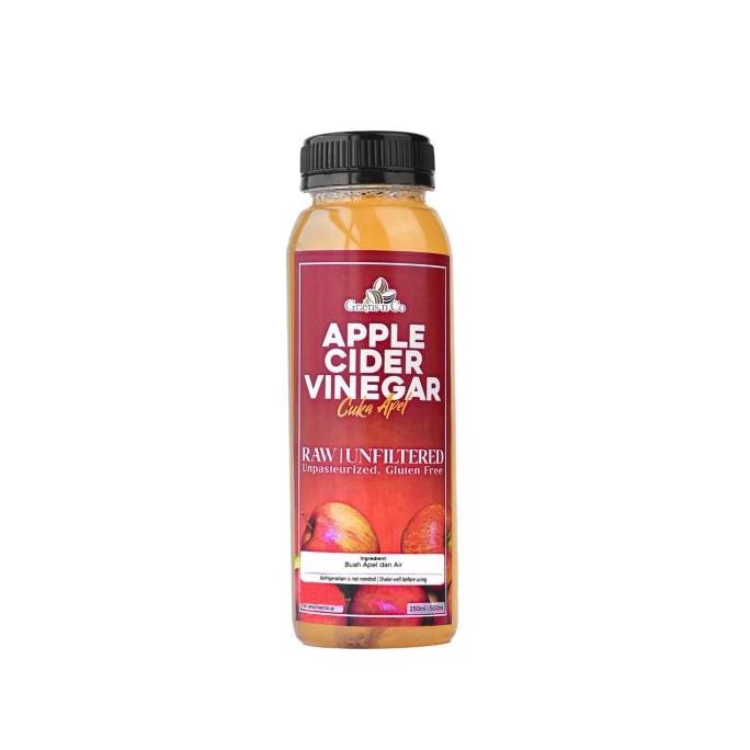

jual grains n co apple cider vinegar ( cuka apel )