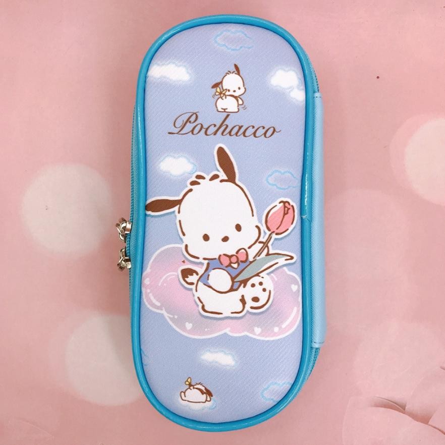 

wd-54 Tempat Pensil Kotak Pensil karakter Sanrio kuromi melody cinnamoroll bahan TPU leather waterproof Viral