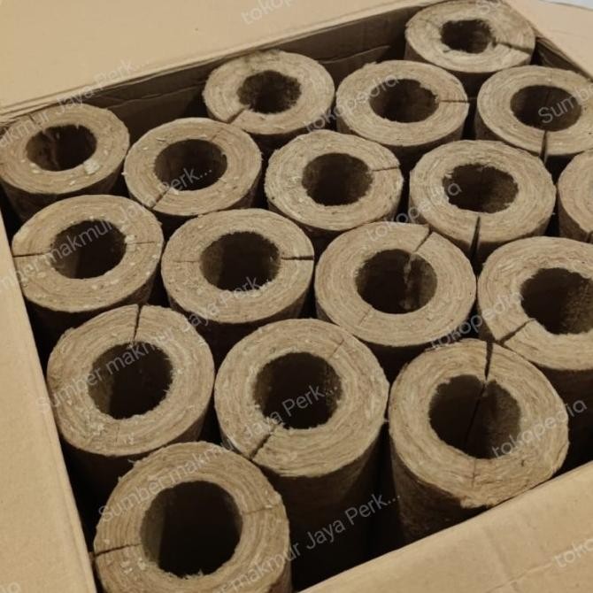 

Rockwool Pipa Batangan ( Rockwool Isolasi Pipe ) 11/2" Inch ( 50Mm )