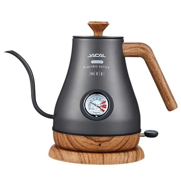 Teko Leher Angsa Listrik Elektrik Ketel Pemanas Air Gooseneck Kettle