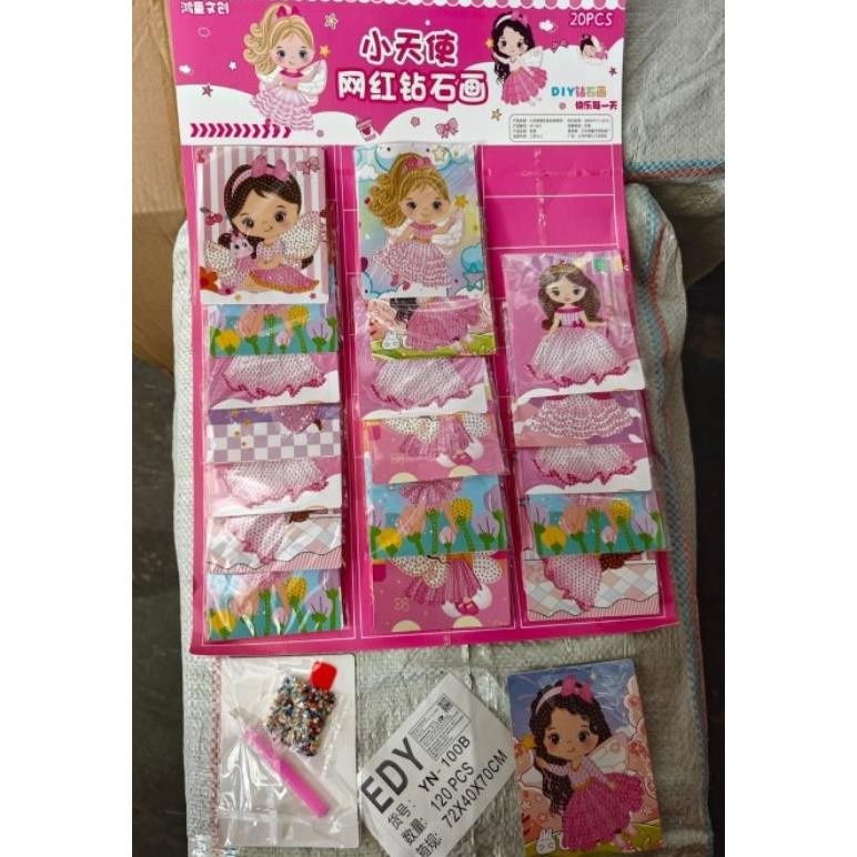

It34 Diamond painting Set 20pc Lembaran Teplak Lebar Terlaris