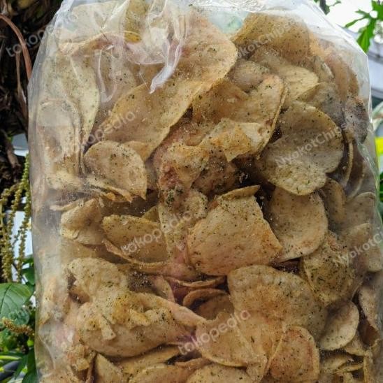 

Keripik Kentang Rasa Rumput Laut Kiloan Kemasan 1Kg