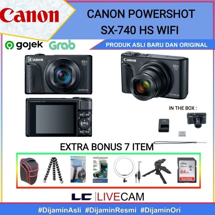 TERBARU CANON POWERSHOT SX-740 HS / KAMERA CANON POWERSHOT SX740 HS