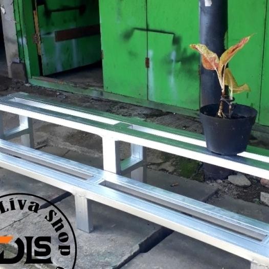 Rak Pot Tanaman Baja Ringan Susun 2 El Anak Tangga