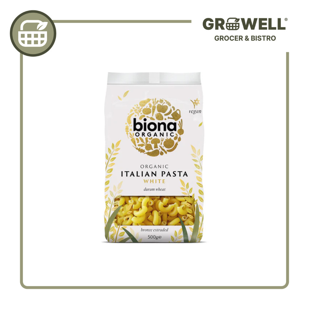 

BIONA ORGANIC WHITE MACARONI BRONZE EXTRUDED 500 GR