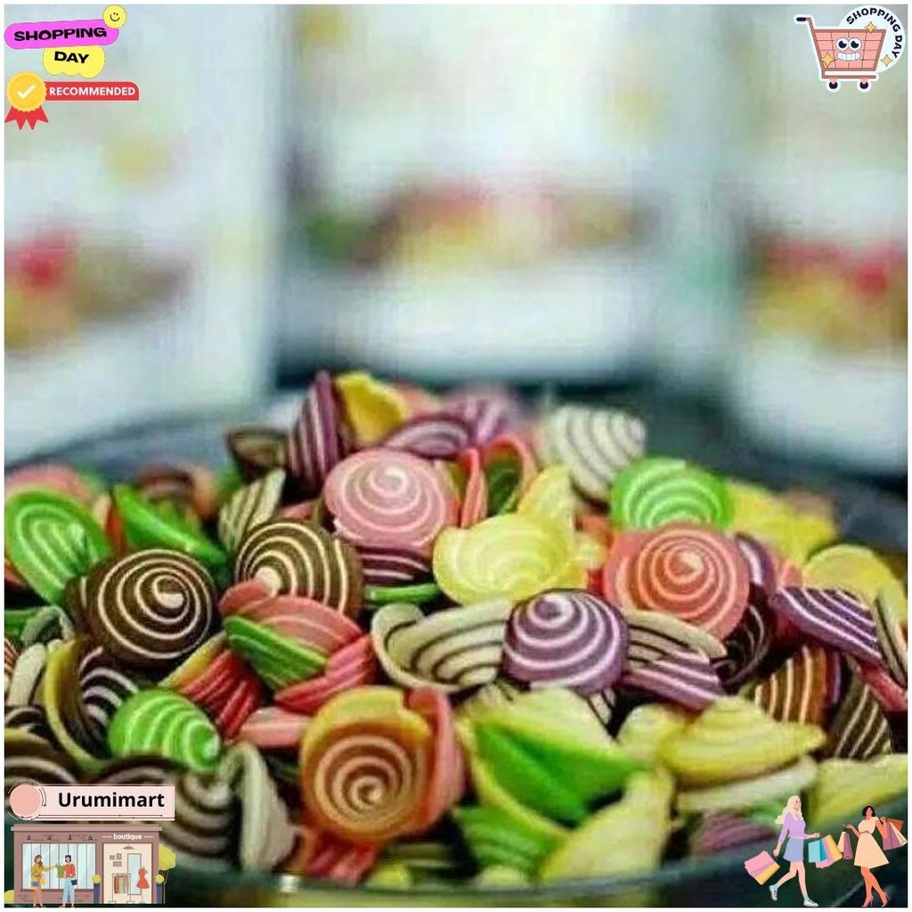 

Kuping Gajah Cum Cum Mini Rainbow 1 Kg Snack Krisis Free Buble Wrap D Promo 8.8
