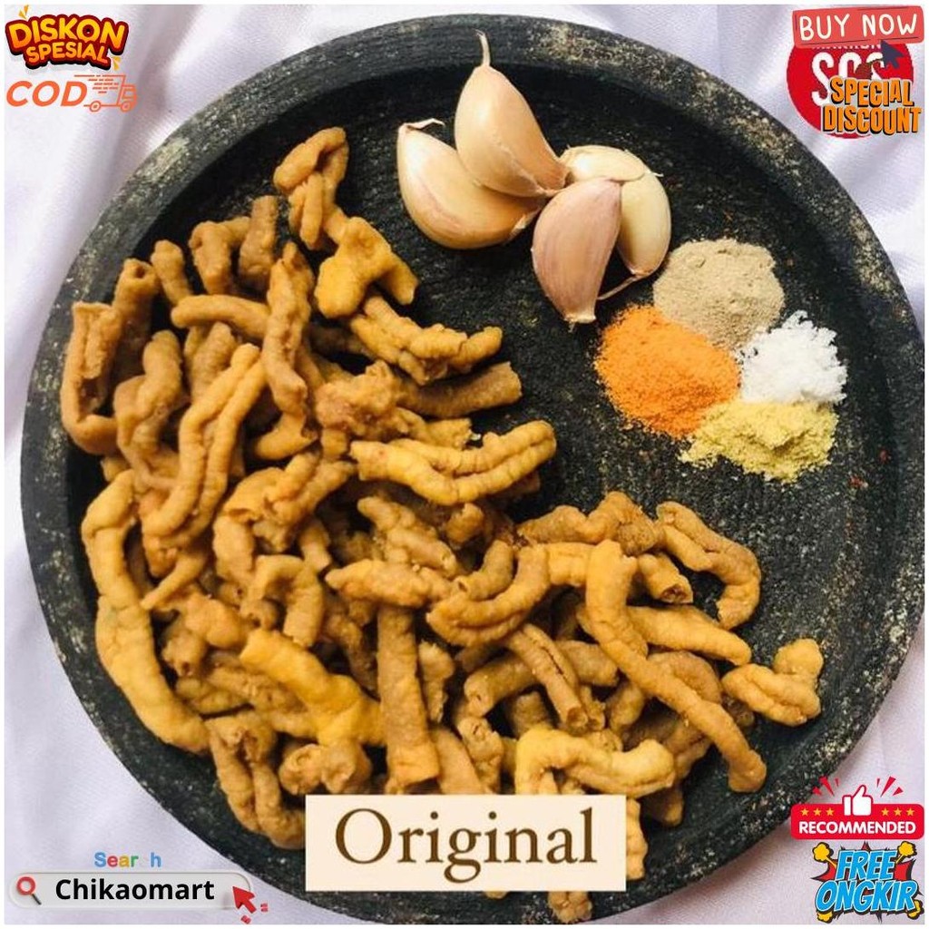 

(Termurah) Keripik Usus Crispy 1/2Kg Sos D Best Seller