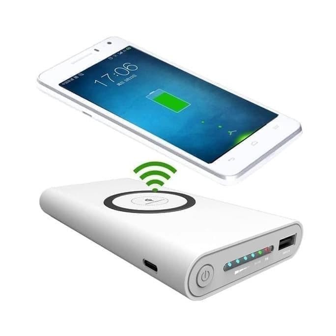 WIRELESS POWERBANK 10000MAH POWER BANK IPHONE X XR XS SAM S7 S8 NOTE 9