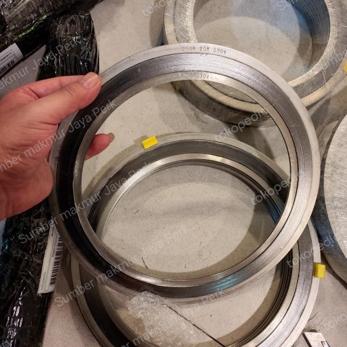 

Swg Jis 20K Ss304 ( Spiral Wound Gasket Ss304 Jis 20K ) 12"Inch