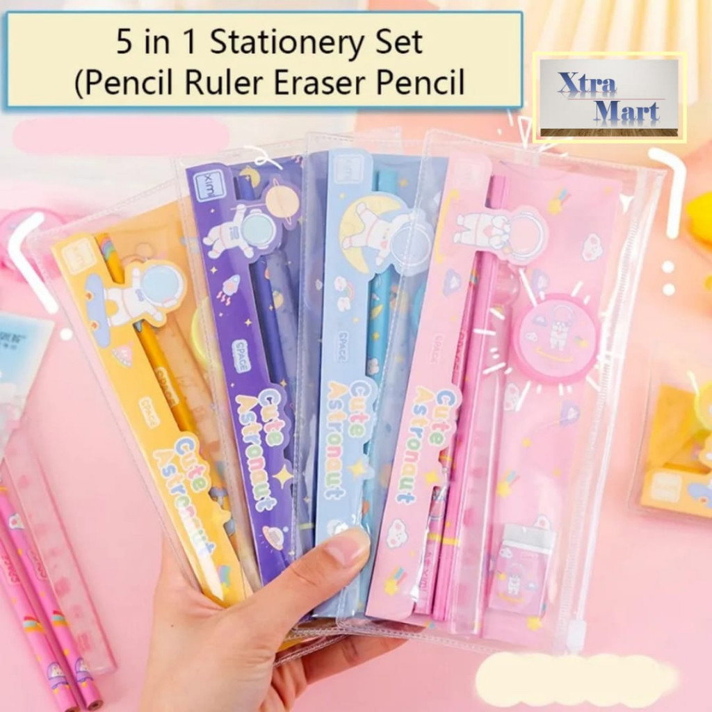 

XM - Set Alat Tulis Sekolah Karakter Astronot 5 in 1