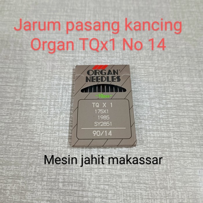 

Kualitas terbaik] Original Termurah Jarum Mesin Pasang Kancing TQx1 no 14 Organ