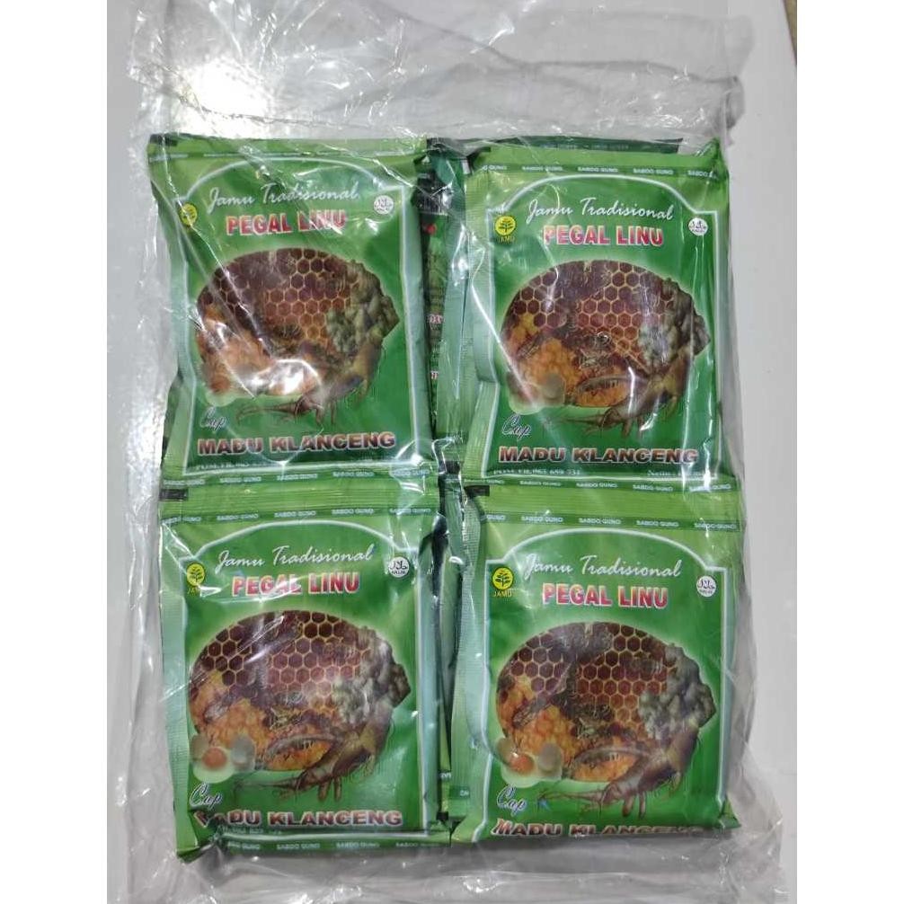 

COD JAMU TRADISIONAL CAP MADU KLANCENG PEGAL LINU 100ML PER PACK (12PCS) - CUCI GUDANG