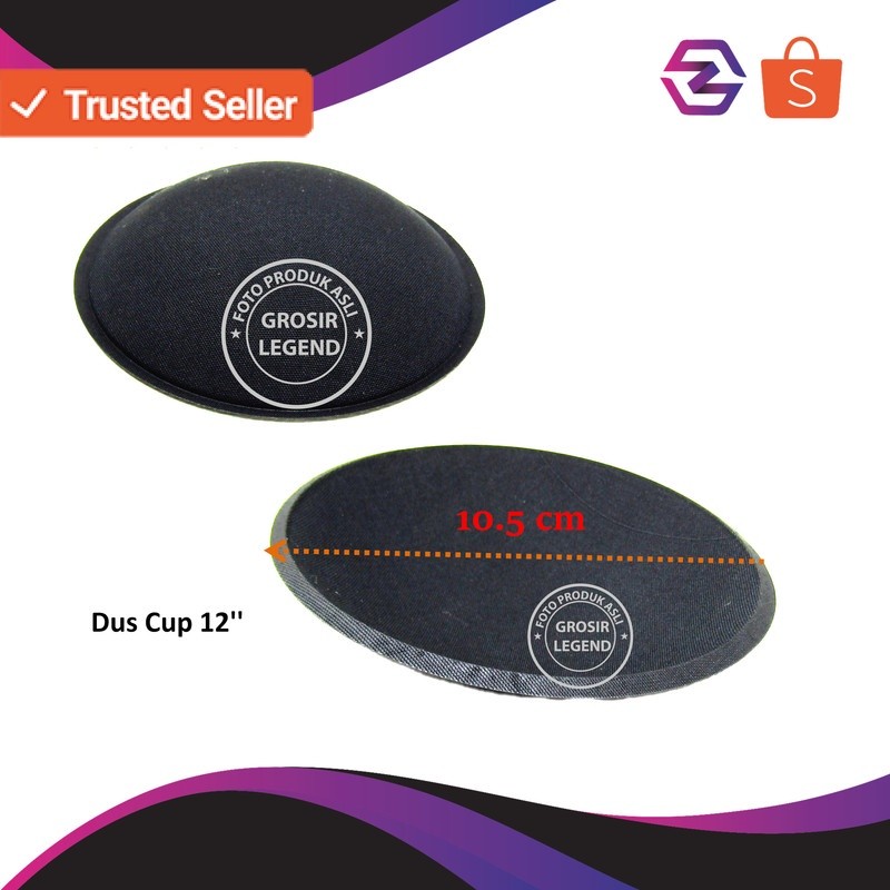 Dop speaker tutup spul dus cup speaker 12 inch dia 10.5 cm