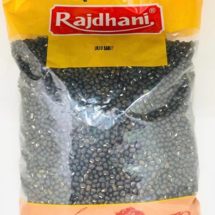 

,,,,,,,] BLACK URAD SABUT RAJDHANI 1KG / Black Urad Dall Whole