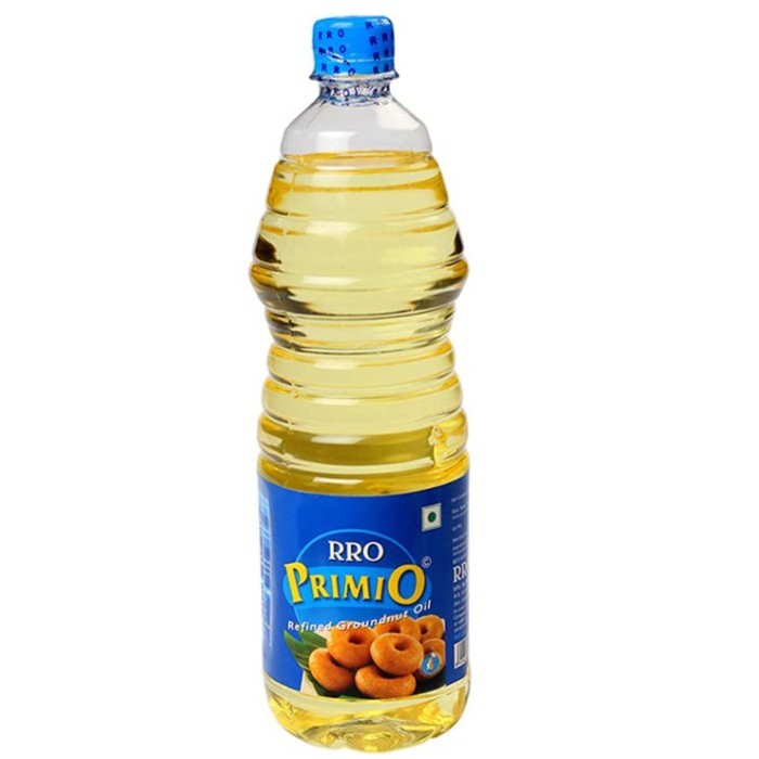 

,,,,,,,] RRO PRIMIO Refined GROUNDNUT OIL 1 LT / Minyak Kacang tanah