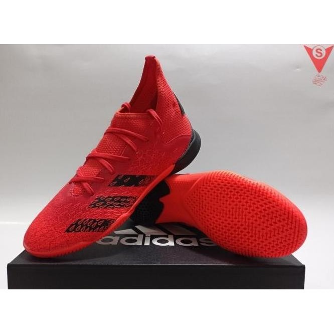 BIG SALE SEPATU FUTSAL ANAK ADIDAS PREDATOR FREAK .3 IN J ORIGINAL FY6288 