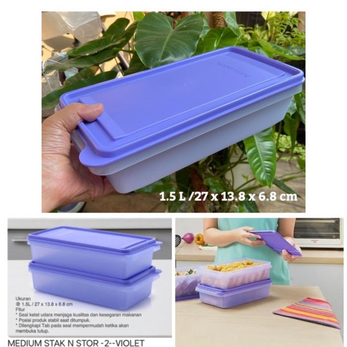 Tupperware Wadah Penyimpanan Makanan Freezer Tempat Buah Sayur Daging