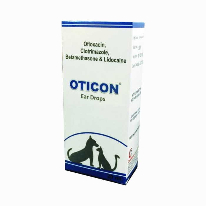 Oticon Ear Drops For Dog & Cat 20Ml.