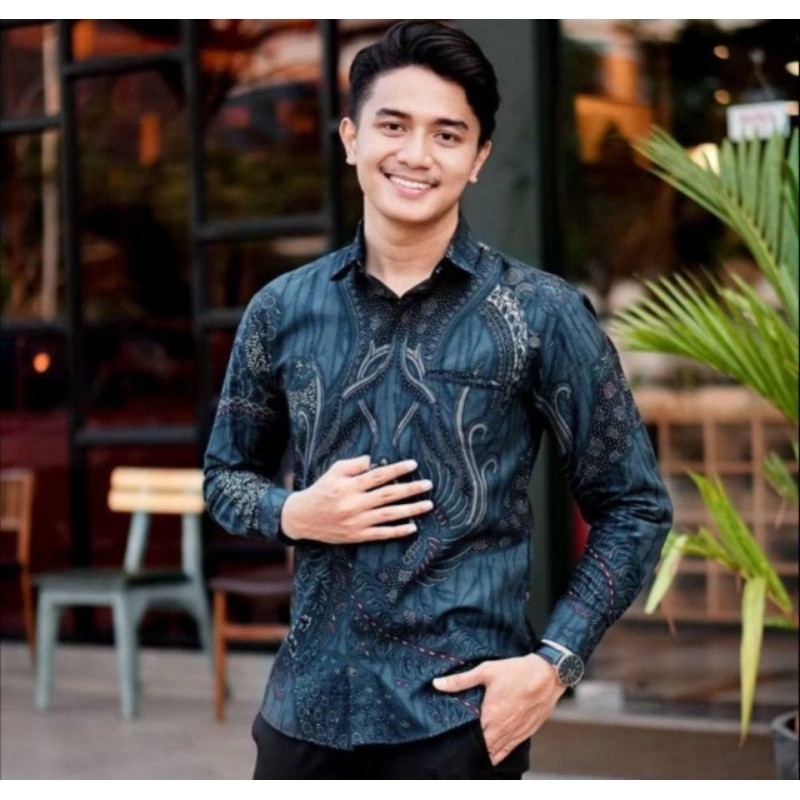 Bayik Batik Pria Premium Jemeja Cowo Casual Murah Krmeja Cowok Atasan Batik Baju Batik Pria Dewasa K