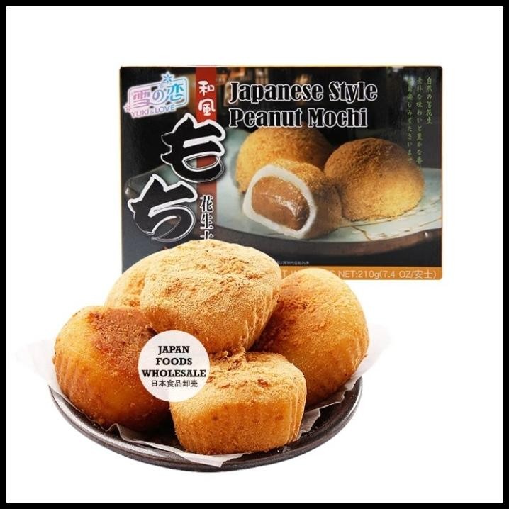 

Yuki & Love Japanese Style Peanut Mochi / Kue Mochi / Cemilan Impor