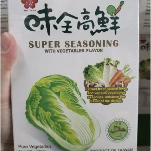 

Wei Chuan Seasoning Kaldu Sayur 500Gr Halal