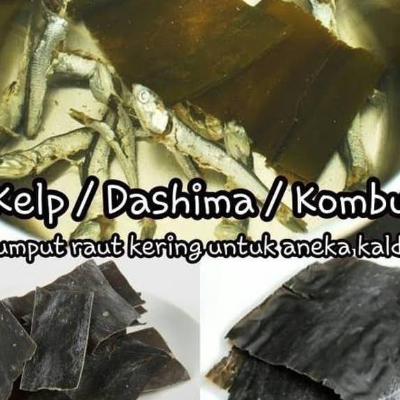 

Dashima / Kelp / Kombu / Seaweed Kering Bahan Kaldu Korea 100 Gr