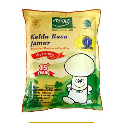 

Totole Kaldu Rasa Jamur 1000 Gr | 1 Kg | Sachet