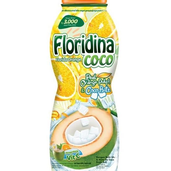 

Fldina Coco Baru Botol 350 Ml Numan Jeruk Kelapa Nata De Coco