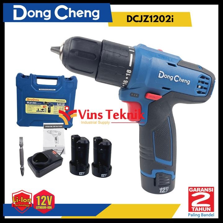 Dongcheng Dcjz 1202I Impact Drill 12V Bor Baterai Cordless Dongcheng