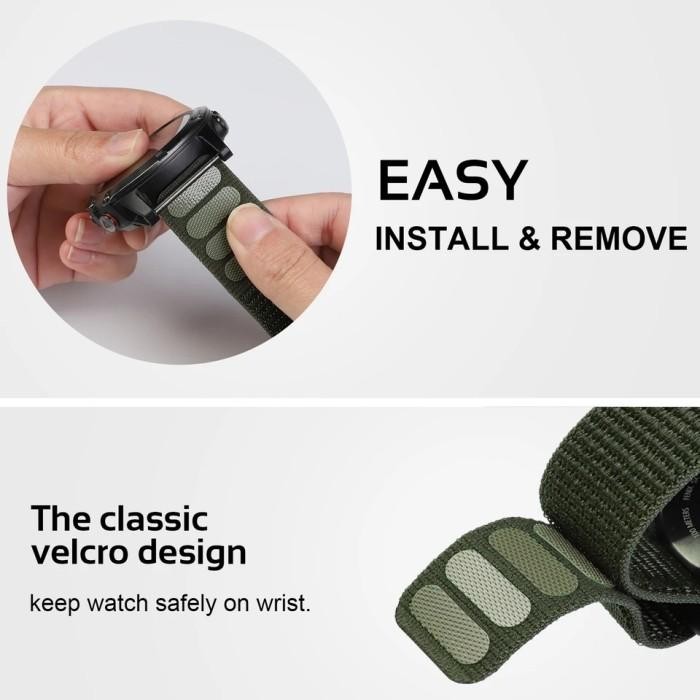 Tali Strap Kanvas Nylon Ultrafit 22Mm Garmin Fenix 5 6 7 745 935 945