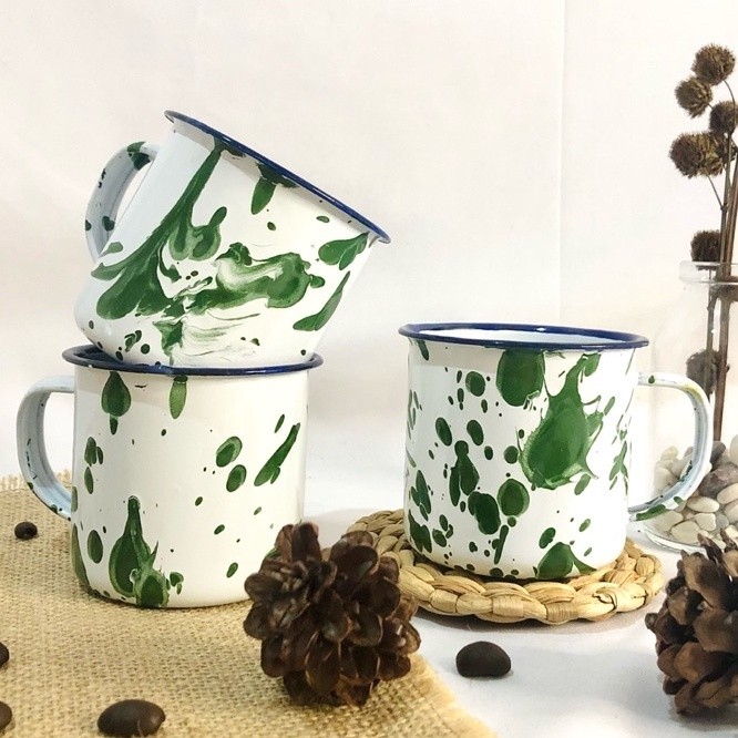 CANGKIR MUG BLIRIK JADUL ENAMEL 7 CM