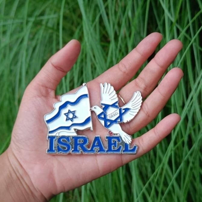 Bermutu Souvenir Magnet Kulkas Israel Oleh Oleh Gift Negara Israel Kode 293