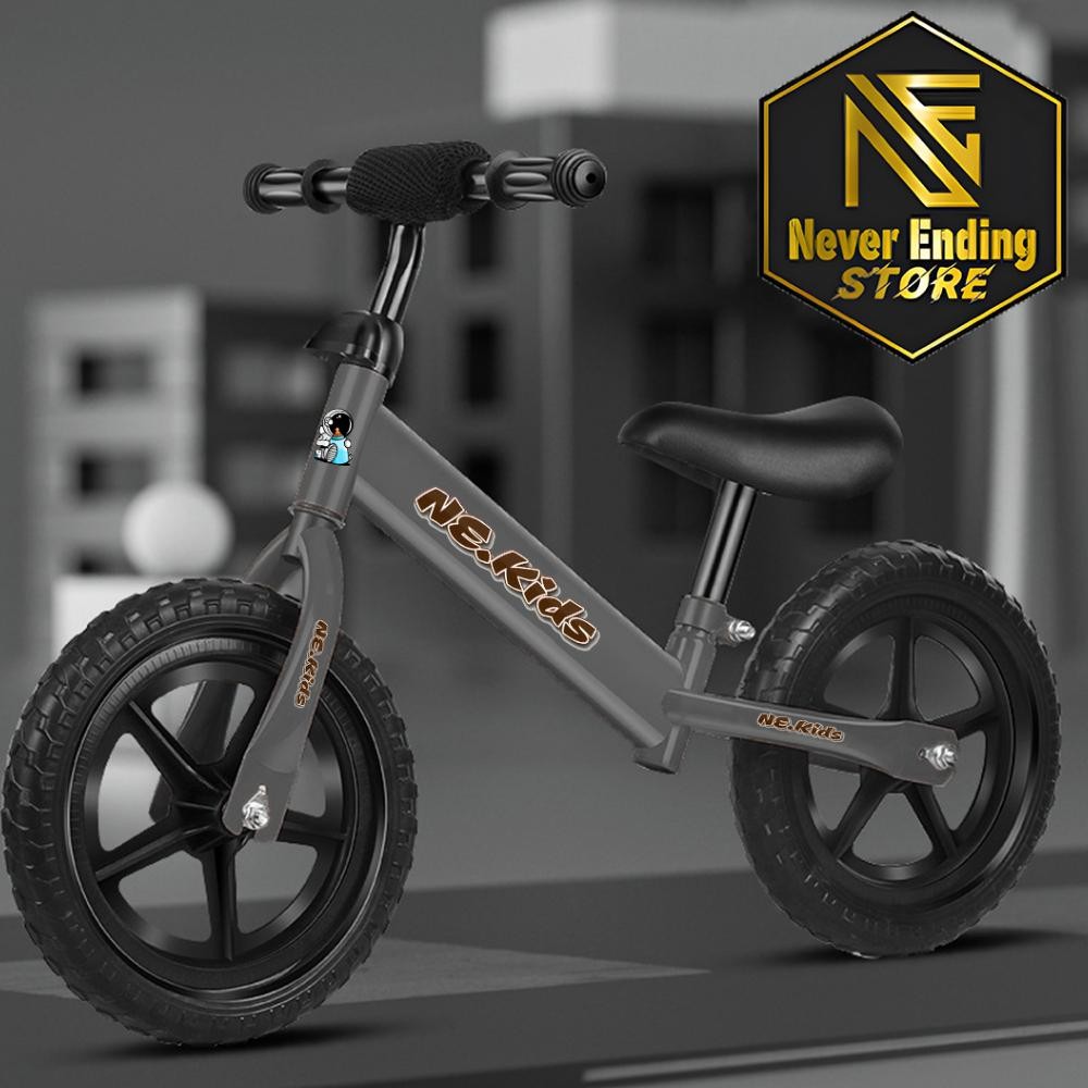 bas-12 Sepeda Anak NEKIDS Pushbike Balita Umur 1 2 3 4 5 6 Tahun Balance Bike Perempuan Laki Laki Wa