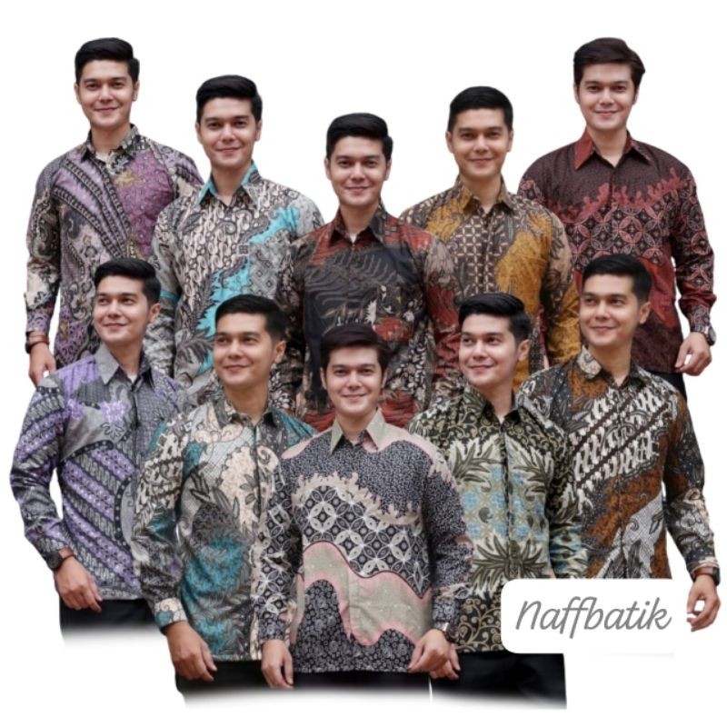 Bsju Sinoman Baju Batik Pria Dewasa Kemeja Atasan Kemeja Batik Pria Modern Kmja Batik Atasan Batik L